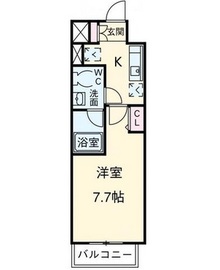 プライマル五反田 603 間取り図