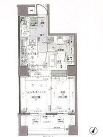 パークホームズ市谷薬王寺セントガレリア 2階 間取り図