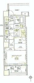 クレヴィア恵比寿 6階 間取り図