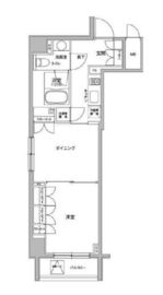 フィース水天宮前 1階 間取り図