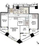 新宿アインスタワー 18階 間取り図