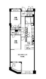 ラ・マーレ白金 4階 間取り図