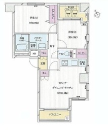 パートナーシップアパートメント 401 間取り図