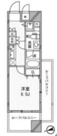 浅草橋レジデンス 1002 間取り図