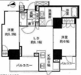 ザ・パークハウス上野レジデンス 11階 間取り図