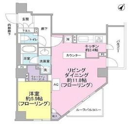 ブランズ渋谷神山町 6階 間取り図