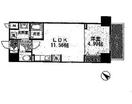 アヴェニール渋谷本町 1005 間取り図