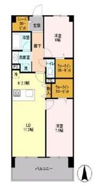 ロイヤルパークス梅島 803 間取り図