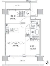 パークハビオ渋谷本町レジデンス 619 間取り図