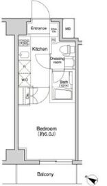 プラウドフラット森下 702 間取り図