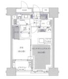 ルフォン築地ザ・レジデンス 4階 間取り図