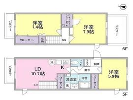 レジディア文京小石川 504 間取り図