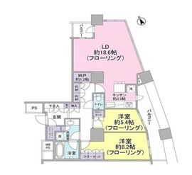 ザ・パークハウス西新宿タワー60 51階 間取り図