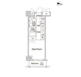 プライムアーバン長原上池台 207 間取り図