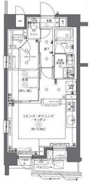 ZOOM中野坂上 2階 間取り図