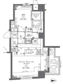 ZOOM中野坂上 2階 間取り図