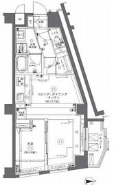 ZOOM中野坂上 2階 間取り図