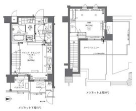 ZOOM中野坂上 5階 間取り図