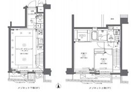 ZOOM中野坂上 6階 間取り図
