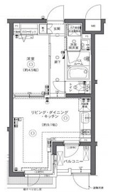 ZOOM中野坂上 2階 間取り図