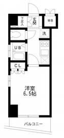 レジディア幡ヶ谷 701 間取り図