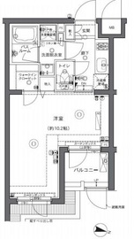 ZOOM中野坂上 1階 間取り図