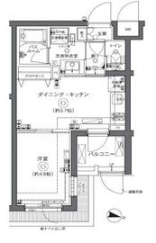 ZOOM中野坂上 1階 間取り図