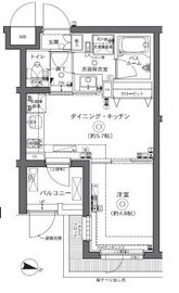 ZOOM中野坂上 2階 間取り図