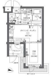 ZOOM中野坂上 2階 間取り図