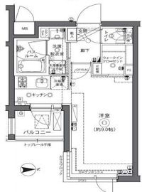 ZOOM中野坂上 2階 間取り図