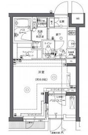 ZOOM中野坂上 2階 間取り図