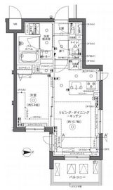 ZOOM中野坂上 2階 間取り図