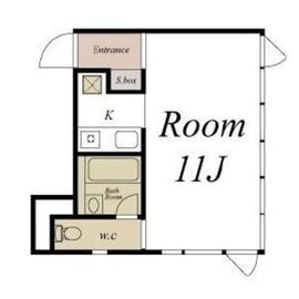 イソラ中目黒 2階 間取り図