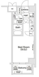 コンフォリア新宿 201 間取り図