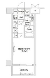 コンフォリア新宿 204 間取り図