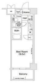 コンフォリア新宿 307 間取り図