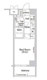 コンフォリア新宿 205 間取り図