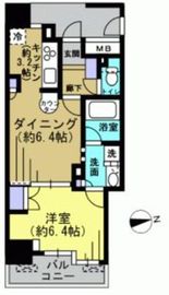 カルムインフォアームズ東京コア 9階 間取り図