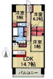 クレヴィア辰巳 11階 間取り図