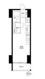 ザ・トライベッカ 204 間取り図