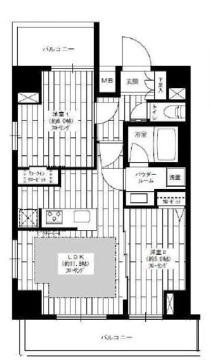 ステージグランデ秋葉原 12階 間取り図