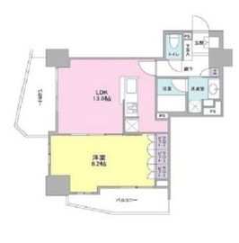 LaSante五反田 603 間取り図