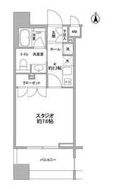 コンフォリア森下 203 間取り図