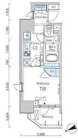 パークアクシス浅草・蔵前 1004 間取り図