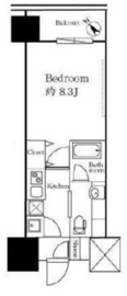 プレシャス渋谷 403 間取り図