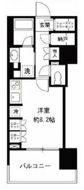 ブリリアタワー池袋 12階 間取り図