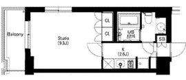 エスティメゾン武蔵小山2 107 間取り図