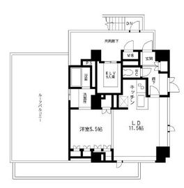 KDXレジデンス駒沢公園 801 間取り図