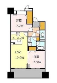 ロイヤルパークスシーサー南千住 212 間取り図