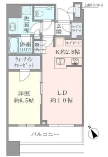 ブリリアタワーズ目黒 37階 間取り図